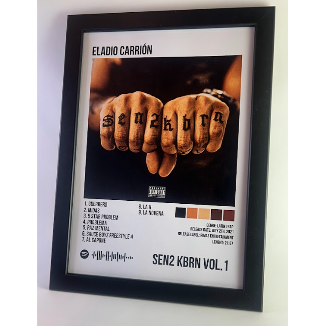 Álbum Enmarcado "SEN2 KBRN" - Eladio Carrión (2022)