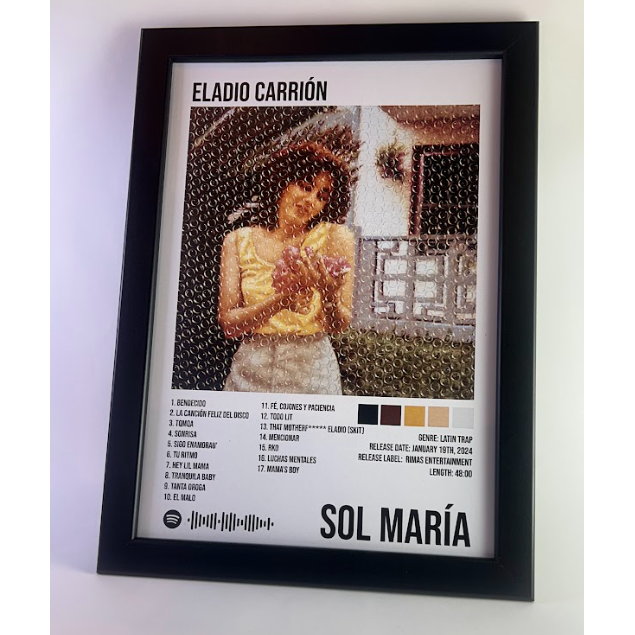 Álbum Enmarcado "Sol María" - Eladio Carrión (2019)